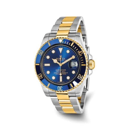 Pre-Owned Submariner Blue Dial 18K & Stainless Steel Rolex